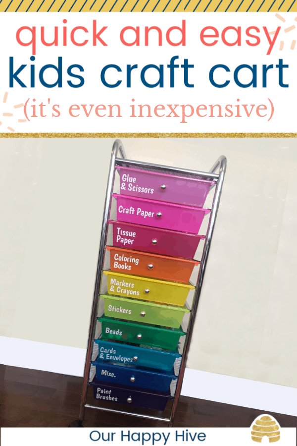 Super Simple Kids Craft Cart